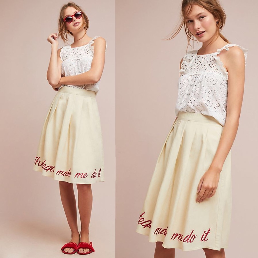 Anthropologie Viaje Skirt